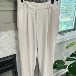 LOFT Cream Women's Trousers